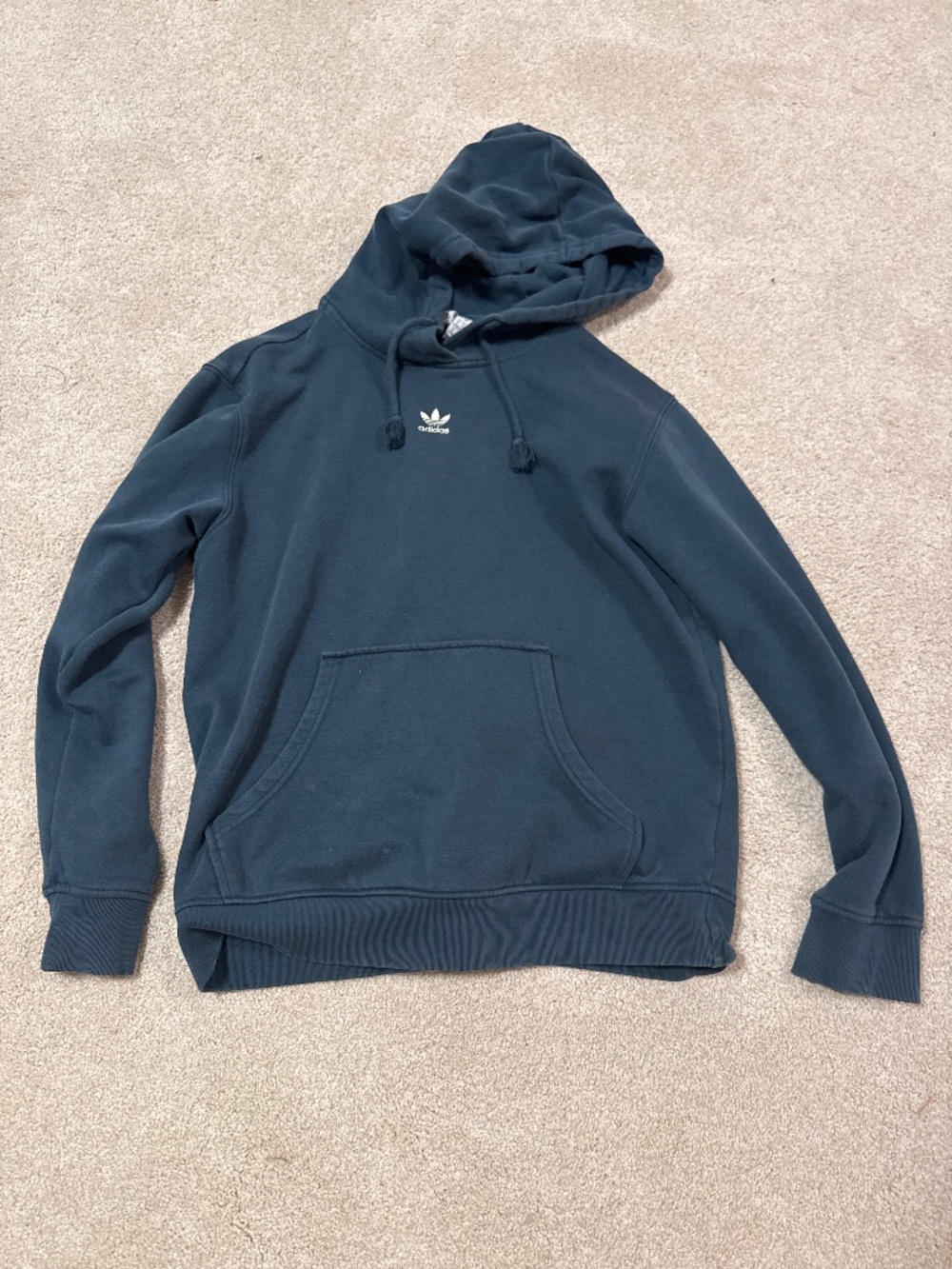 Blue adidas hoodie